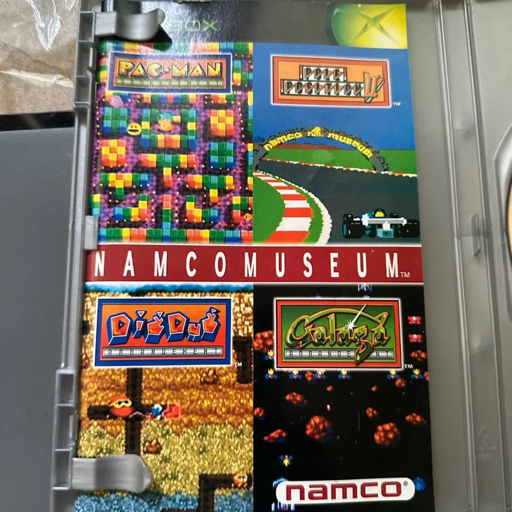 Namco Museum Platinum Hits (Microsoft Xbox, 2002) CIB Complete Tested